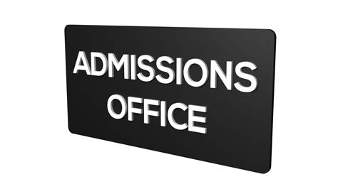 Admissions .